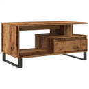 vidaXL antik fa színű szerelt fa dohányzóasztal 90 x 49 x 45 cm