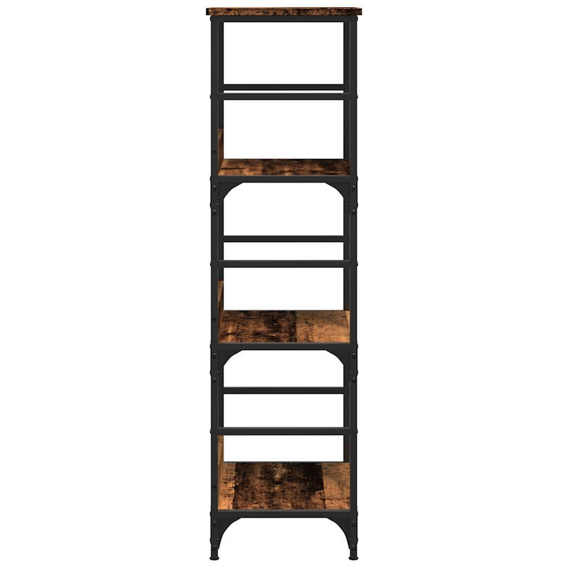 vidaXL antik fa színű szerelt fa könyvszekrény 50 x 33 x 117,5 cm