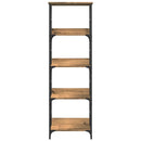 vidaXL kézműves tölgy színű szerelt fa könyvespolc 50 x 33 x 153 cm