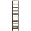 vidaXL kézműves tölgy színű szerelt fa könyvespolc 50 x 33 x 153 cm