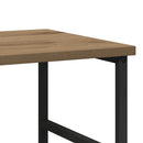 vidaXL kézműves tölgy színű szerelt fa könyvespolc 50 x 33 x 153 cm