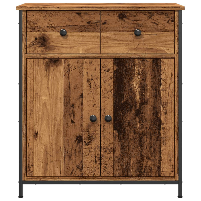vidaXL antik fa színű szerelt fa tálalószekrény 70 x 30 x 80 cm