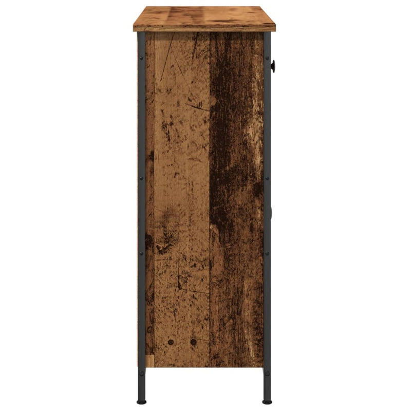 vidaXL antik fa színű szerelt fa tálalószekrény 70 x 30 x 80 cm