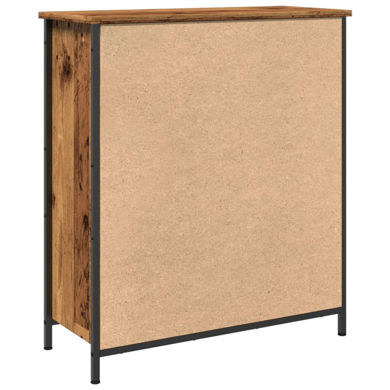 vidaXL antik fa színű szerelt fa tálalószekrény 70 x 30 x 80 cm
