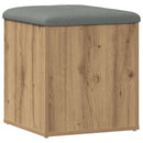 vidaXL tárolópad kézműves tölgy 42 x 42 x 45 cm szerelt fa