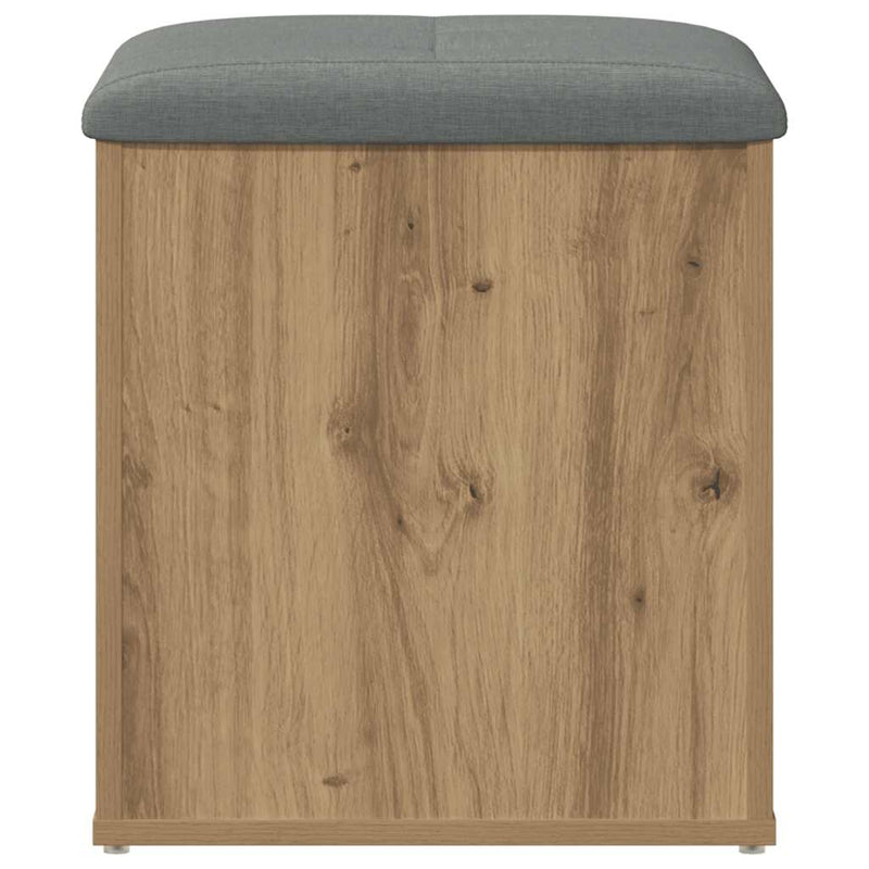 vidaXL tárolópad kézműves tölgy 42 x 42 x 45 cm szerelt fa