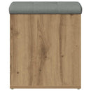vidaXL tárolópad kézműves tölgy 42 x 42 x 45 cm szerelt fa