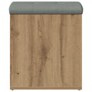 vidaXL tárolópad kézműves tölgy 42 x 42 x 45 cm szerelt fa