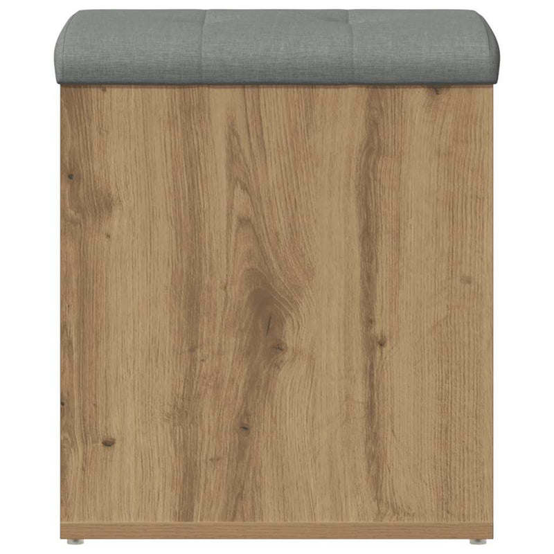 vidaXL tárolópad kézműves tölgy 42 x 42 x 45 cm szerelt fa