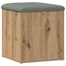 vidaXL tárolópad kézműves tölgy 42 x 42 x 45 cm szerelt fa