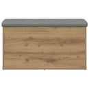vidaXL kézműves tölgyfa tárolópad 82 x 42 x 45 cm redőzött fa