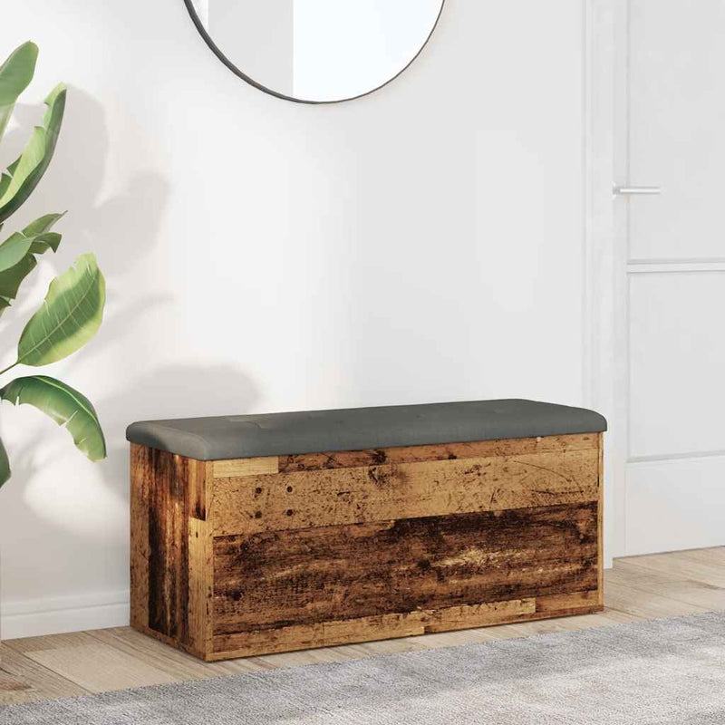 vidaXL antik fa szerelt fa tárolópad 102x42x45 cm