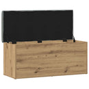 vidaXL kézműves tölgyfa tárolópad 102 x 42 x 45 cm rétegelt fából