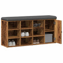 vidaXL antik fa szerelt fa cipőtároló pad 102x32x50 cm