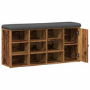 vidaXL antik fa szerelt fa cipőtároló pad 102x32x50 cm