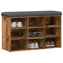 vidaXL antik fa szerelt fa cipőtároló pad 82x32x50 cm