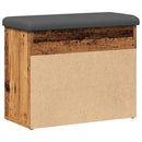 vidaXL antik fa szerelt fa cipőtároló pad 62x32x50 cm