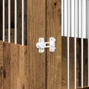 vidaXL kutya láda bútor Régi fa 55x75x65 cm Gépesített fa