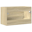 vidaXL antik fa színű szerelt fa mosdószekrény 80 x 38,5 x 48 cm