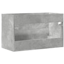 vidaXL betonszürke szerelt fa mosdószekrény 80 x 38,5 x 48 cm
