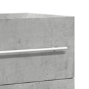 vidaXL betonszürke szerelt fa mosdószekrény 80 x 38,5 x 48 cm