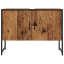 vidaXL antik fa színű szerelt fa mosdószekrény 80 x 33 x 60 cm