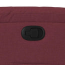 vidaXL bordó dönthető szövet fotel