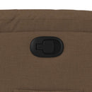 vidaXL barna szövet dönthető szék