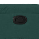 vidaXL sötétzöld szövet dönthető fotel