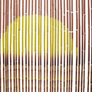 vidaXL rovaros ajtófüggöny pálmafa nyomtatás 100x200 cm bambusz