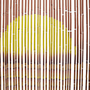 vidaXL rovaros ajtófüggöny pálmafa nyomtatás 100x220 cm bambusz