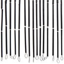 vidaXL rovaros ajtófüggöny Sötétszürke 56x185 cm bambusz