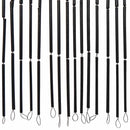 vidaXL rovarhálós ajtófüggöny Sötét szürke 100x200 cm bambusz