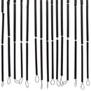 vidaXL rovaros ajtófüggöny Sötétszürke 120x220 cm bambusz