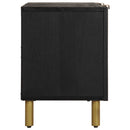 vidaXL fekete szerelt fa TV-szekrény 105 x 33 x 46 cm