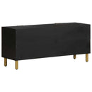 vidaXL fekete szerelt fa TV-szekrény 105 x 33 x 46 cm