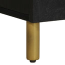 vidaXL fekete szerelt fa TV-szekrény 105 x 33 x 46 cm