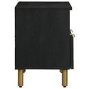 vidaXL fekete szerelt fa TV-szekrény 70 x 33 x 46 cm