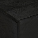 vidaXL fekete szerelt fa dohányzóasztal 80 x 50 x 40 cm
