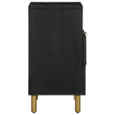 vidaXL fekete tömör szerelt fa éjjeliszekrény 50 x 33 x 62 cm