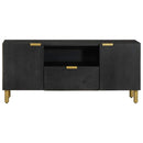vidaXL fekete szerelt fa TV-szekrény 105 x 33 x 46 cm
