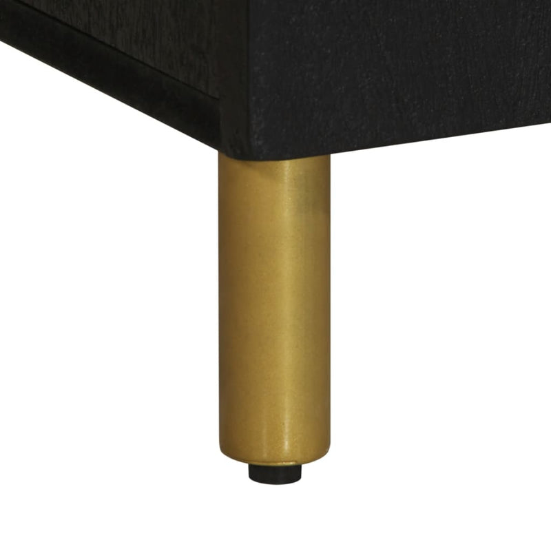 vidaXL fekete szerelt fa TV-szekrény 105 x 33 x 46 cm