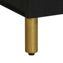 vidaXL fekete szerelt fa TV-szekrény 105 x 33 x 46 cm
