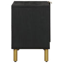 vidaXL fekete szerelt fa TV-szekrény 80 x 33 x 46 cm