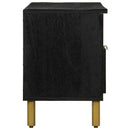 vidaXL fekete szerelt fa TV-szekrény 100 x 33 x 46 cm