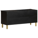 vidaXL fekete szerelt fa TV-szekrény 100 x 33 x 46 cm