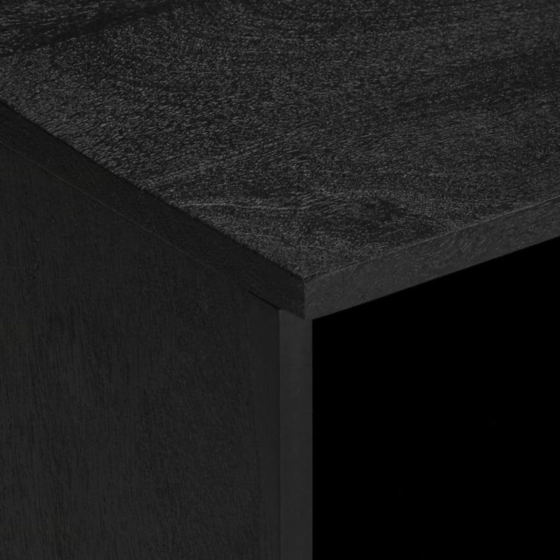 vidaXL fekete szerelt fa TV-szekrény 100 x 33 x 46 cm