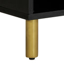 vidaXL fekete szerelt fa TV-szekrény 100 x 33 x 46 cm