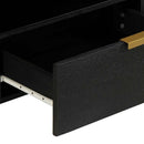 vidaXL fekete szerelt fa TV-szekrény 80 x 33 x 46 cm