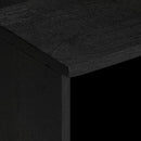 vidaXL fekete szerelt fa TV-szekrény 100 x 33 x 46 cm